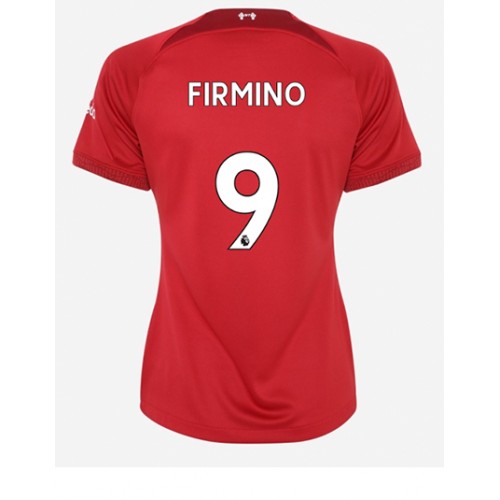 Liverpool Roberto Firmino #9 Hjemmedrakt Kvinner 2022-23 Kortermet Liverpool Roberto Firmino #9 Hjemmedrakt Kvinner 2022-23 Kortermet